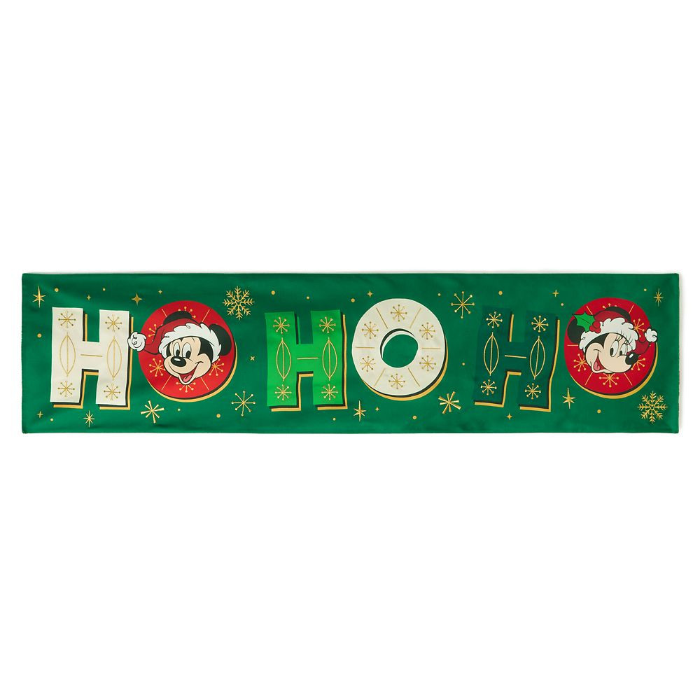 Mickey and Minnie Mouse Holiday Table Runner | Disney Store