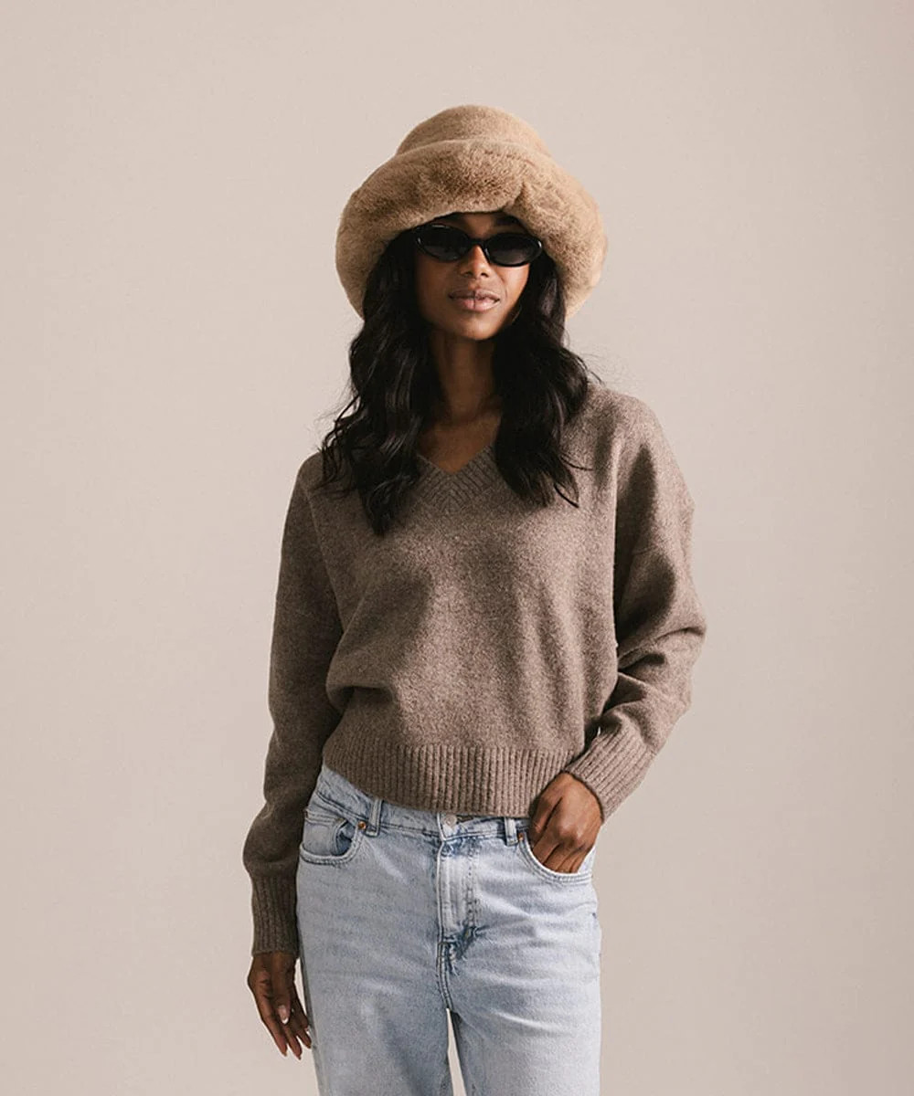 Parker Faux Fur Bucket Hat | Gigi Pip