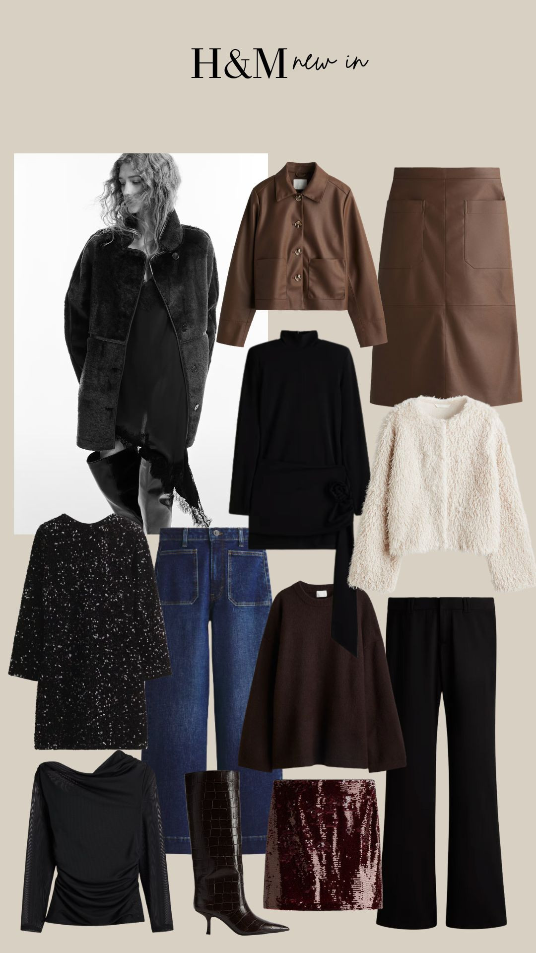 H&M New In and Party Pieces that I am loving! They currently have 15% off for Members 

Winter Style, Winter Fashion, Outfit Inspiration, Co-ord, Knotwear, Sequin Dress, Party Wear, Party Season, Christmas Party Outfit, Jeans, Knee High Boots 

 

#LTKuk #LTKwinter #LTKpartywear