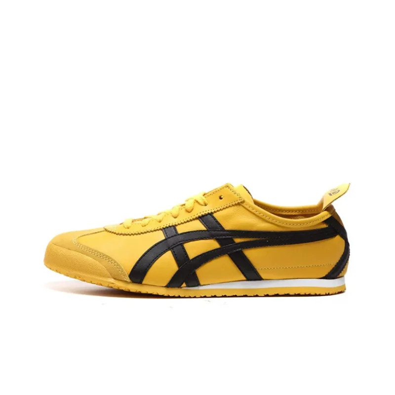 Onitsuka Tiger MEXICO 66 Men's Lightweight Low-top Leather Casual Shoes Yellow | Walmart (US)