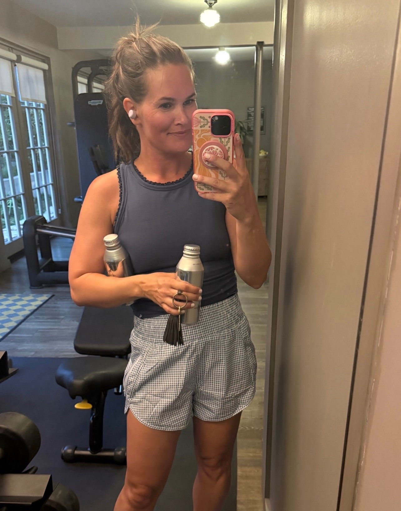 Workout ootd! The shorts run a little large. I’m in a M in the top & bottoms! The shorts also come in so many colors/prints.

#LTKActive #LTKfitnessgoals #LTKmomlife