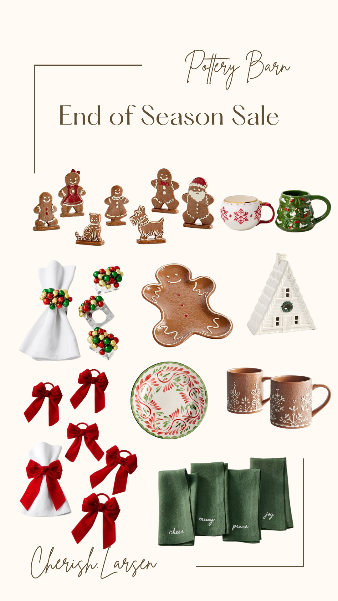 Pottery Barn End of Season Sale 

 #LTKGiftGuide #LTKHoliday #LTKSeasonal