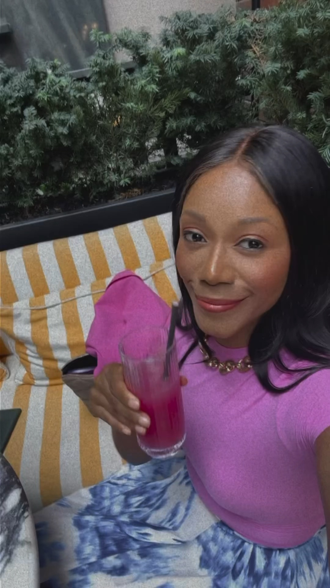 I now get the hype about skims t-shirts. I’m particularly obsessed with this vibrant pink colour. I paired it with this flowy blue and white midi-skirt. The perfect summer outfit.
Skims fits everybody tee - size Small 

Casual summer outfit, European summer outfit ideas, midi skirt, flowy skirt, what I wore to lunch, how to style 

#LTKVideo #LTKStyleTip #LTKSeasonal