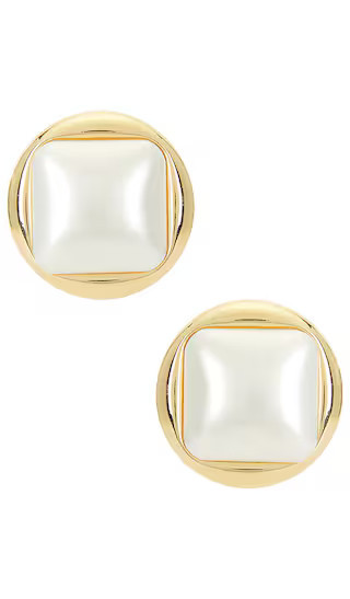 8 Other Reasons Stud Earrings in Metallic Gold. | Revolve Clothing (Global)