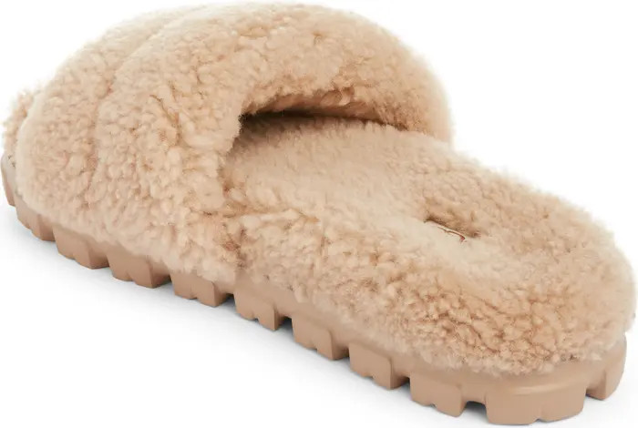 Cozetta Curly Genuine Shearling Slide Slipper (Women) | Nordstrom