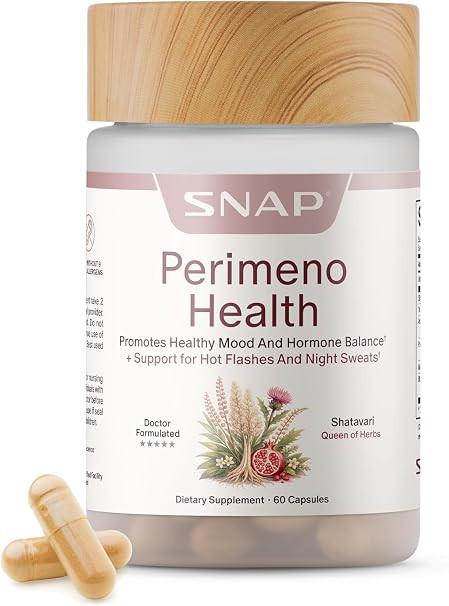 Snap Supplements Perimeno Health, Perimenopause Support Supplement for Women, Botanical Complex w... | Amazon (US)