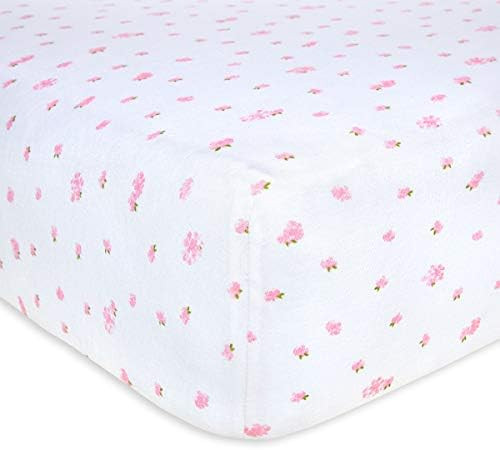 Burt's Bees Baby - Fitted Crib Sheet, Butterfly Garden, 100% Organic Cotton Crib Sheet for Standard  | Amazon (US)