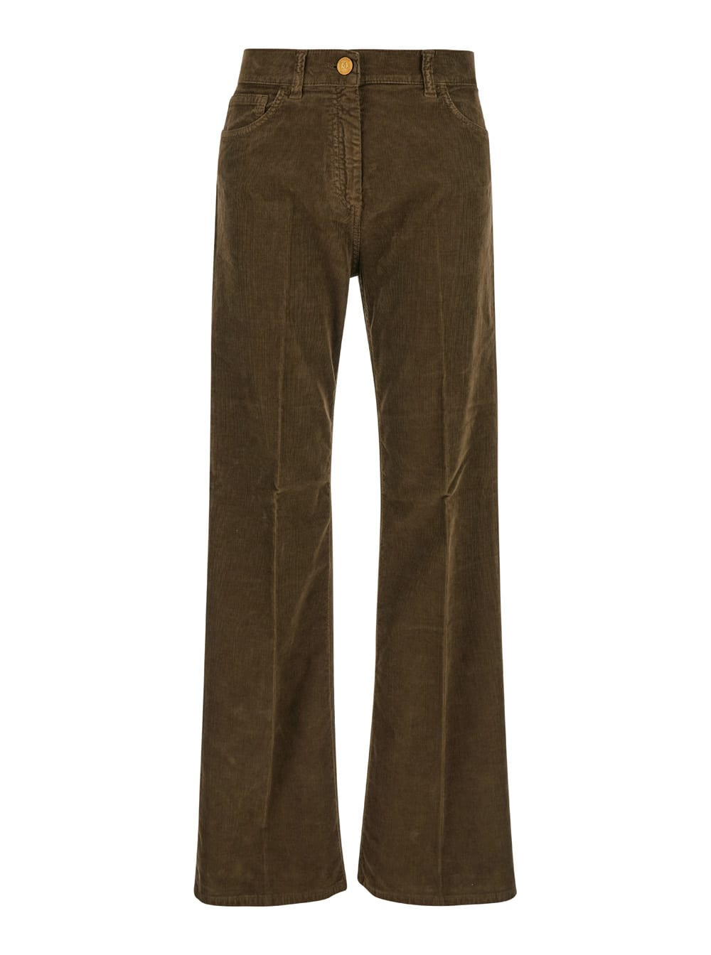 The Seafarer Brown Five-pocket Jeans In Courduroy Woman | Italist.com US