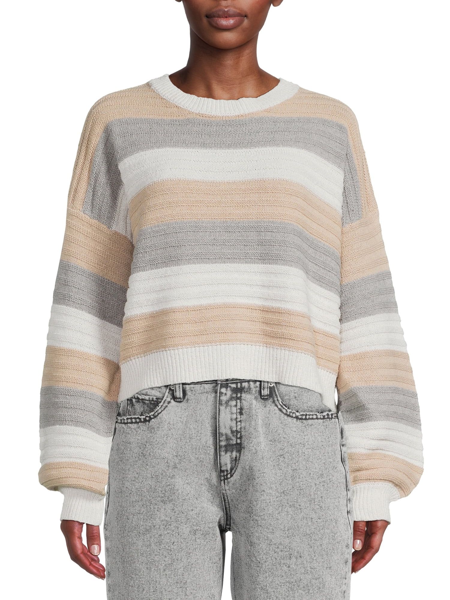 Dreamers by Debut Women's Rainbow Pullover Sweater | Walmart (US)