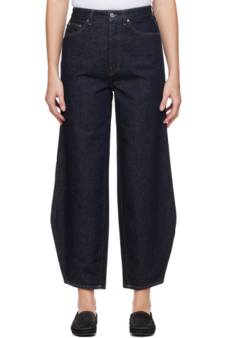TOTEME - Blue Barrel Jeans | SSENSE