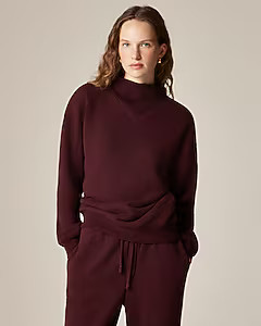 Heritage terry mockneck sweatshirt | J. Crew US