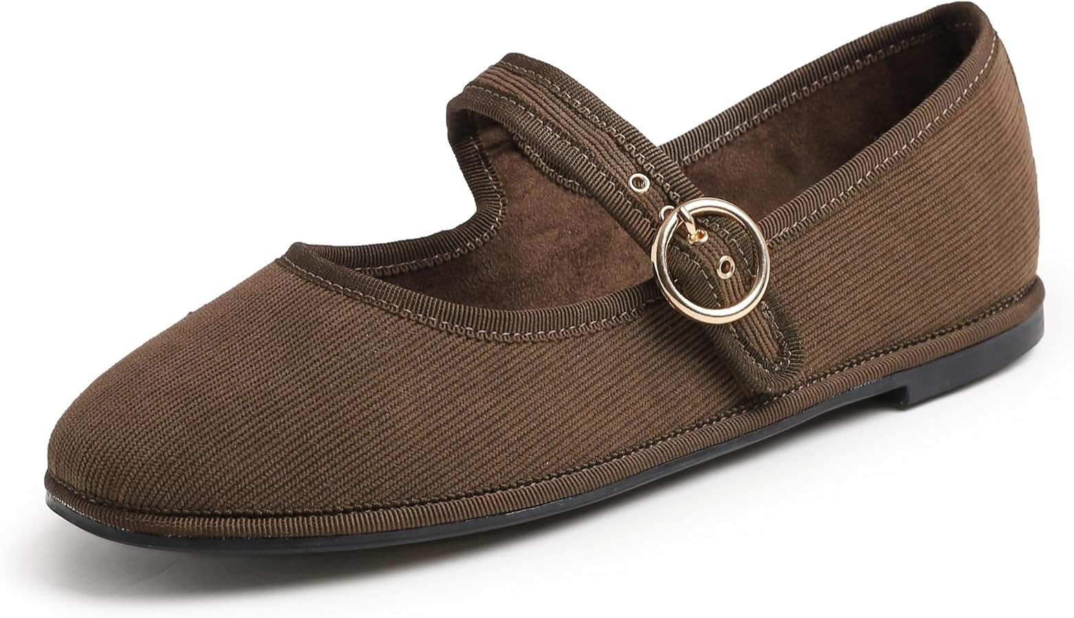 FEVERSOLE Women's Soft Breathable Mary Jane Memory Foam Cushioned Comfort Round Toe Metal Buckle ... | Amazon (US)