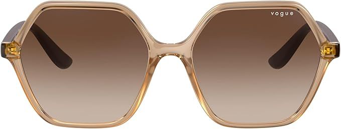 Vogue Eyewear Women's Vo5361s Hexagonal Sunglasses | Amazon (US)