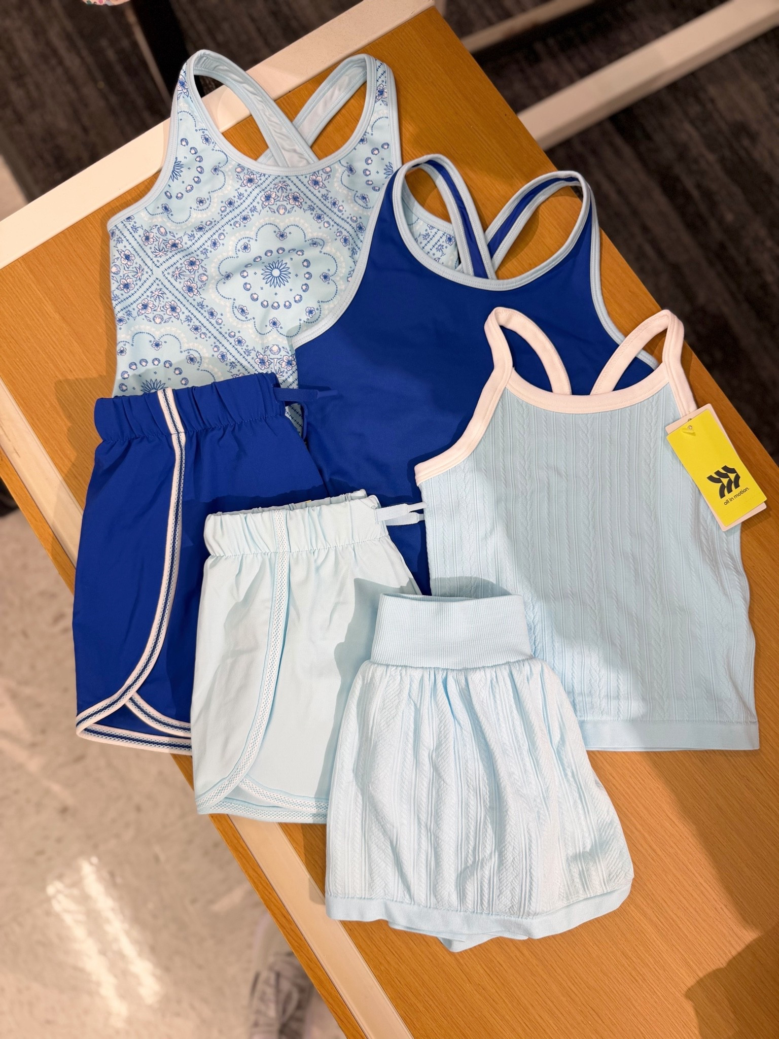 Blue activewear for the girlies 💙🌀✨

#LTKKids #LTKootd #LTKgrwm