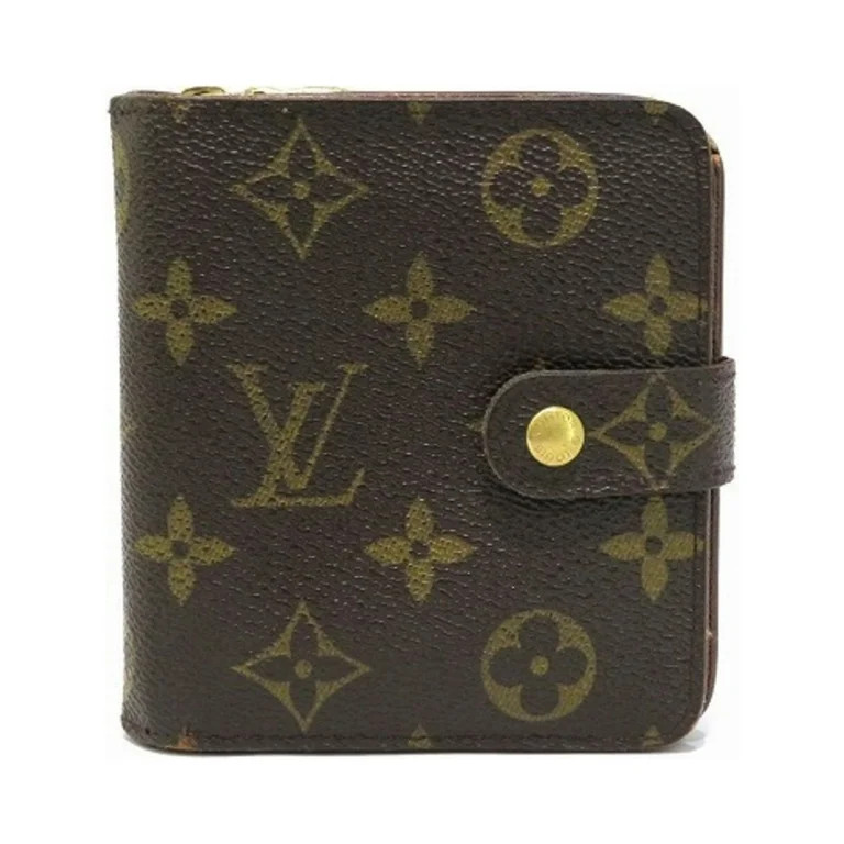 Pre-Owned Louis Vuitton Monogram Compact Zip M61667 Bifold Wallet Men's Women's (Fair) - Walmart.... | Walmart (US)