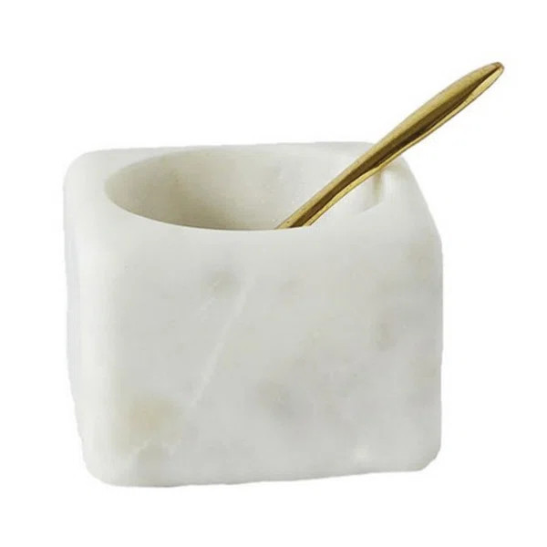 The Grey Antler Marble Salt Cellar | Wayfair North America