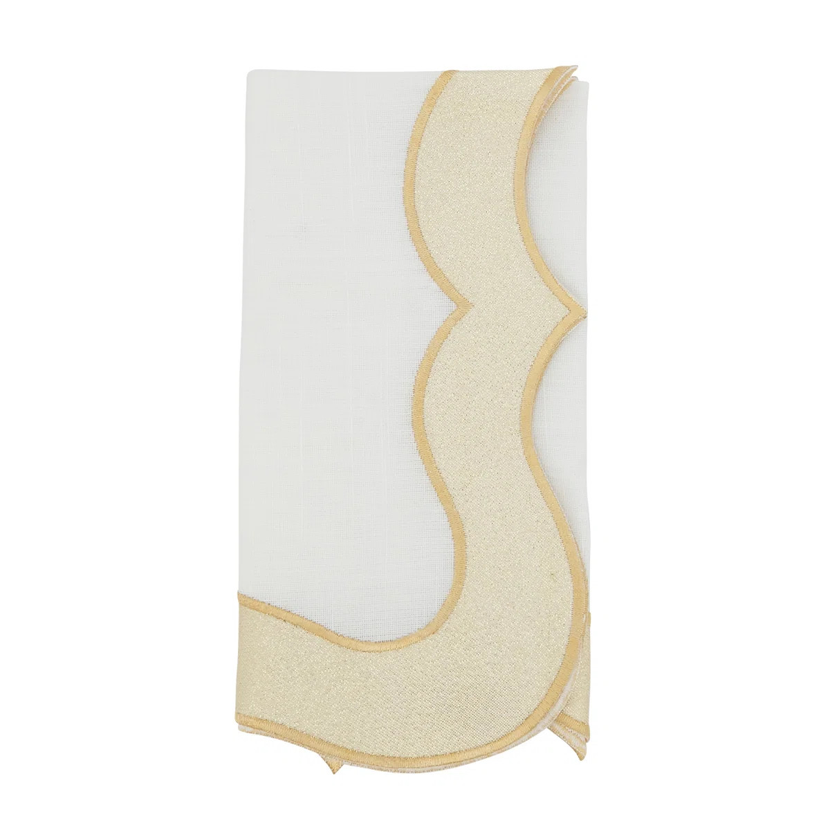 Peluso Glimmering Metallic Table Napkin (Set Of 4) 20S (Set of 4) | Wayfair North America