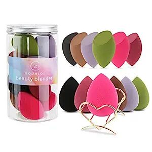 Makeup Sponge,12 Pcs Makeup Sponges Blender Set Beauty Cosmetic Foundation Blending Applicator Pu... | Amazon (US)