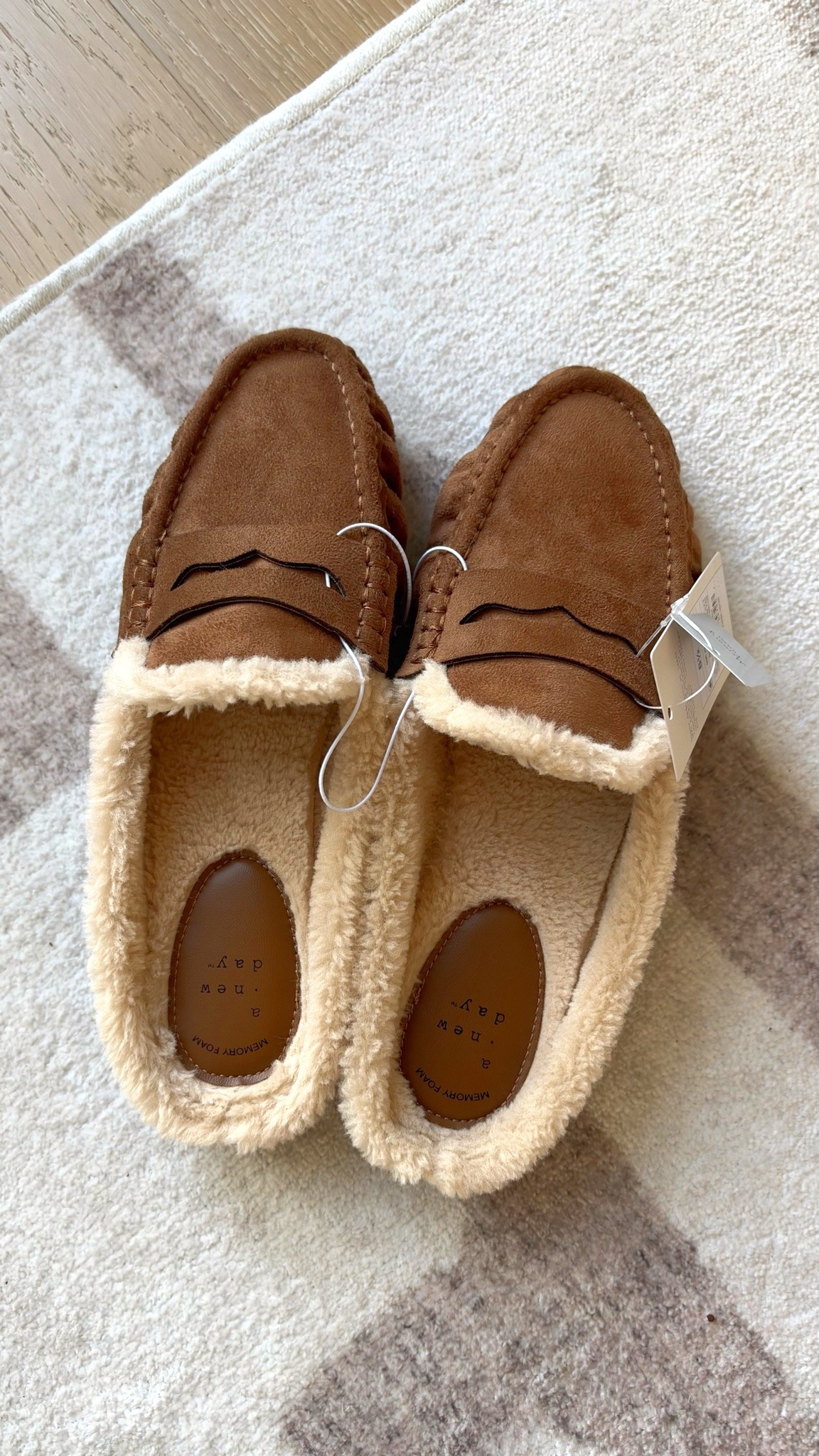 $21 and look WAY more expensive in person! They also come in a non-fuzzy option