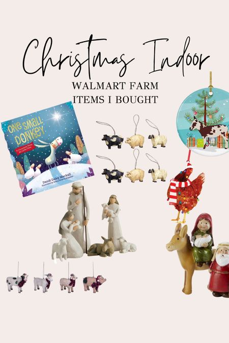  It’s items I ordered for Christmas from Walmart! Look at the farm & donkey ornaments 



#LTKHoliday #LTKGiftGuide #LTKSeasonal