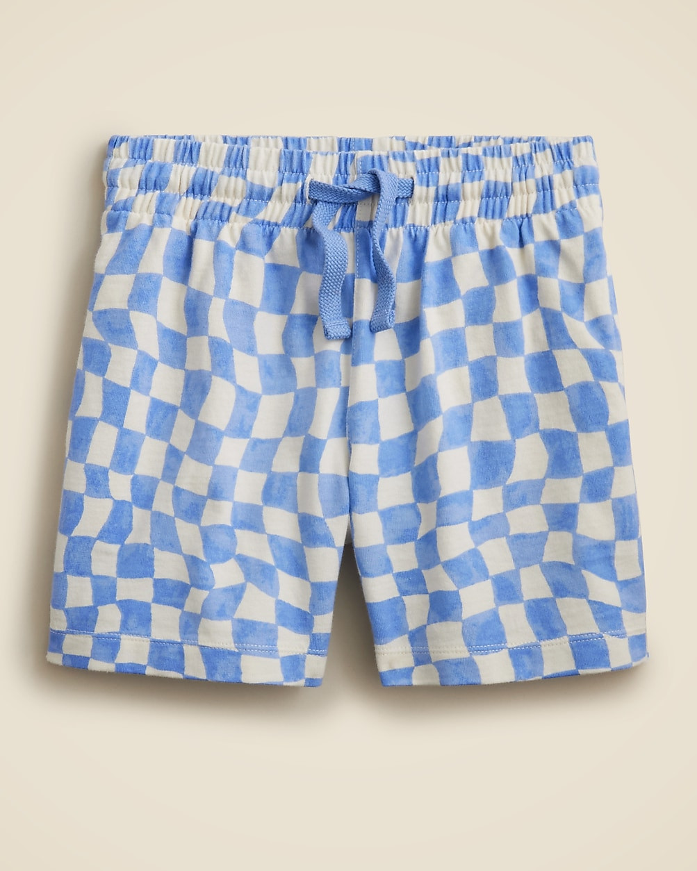 Kids' lightweight cotton pull-on short in checkerboard | J. Crew US
