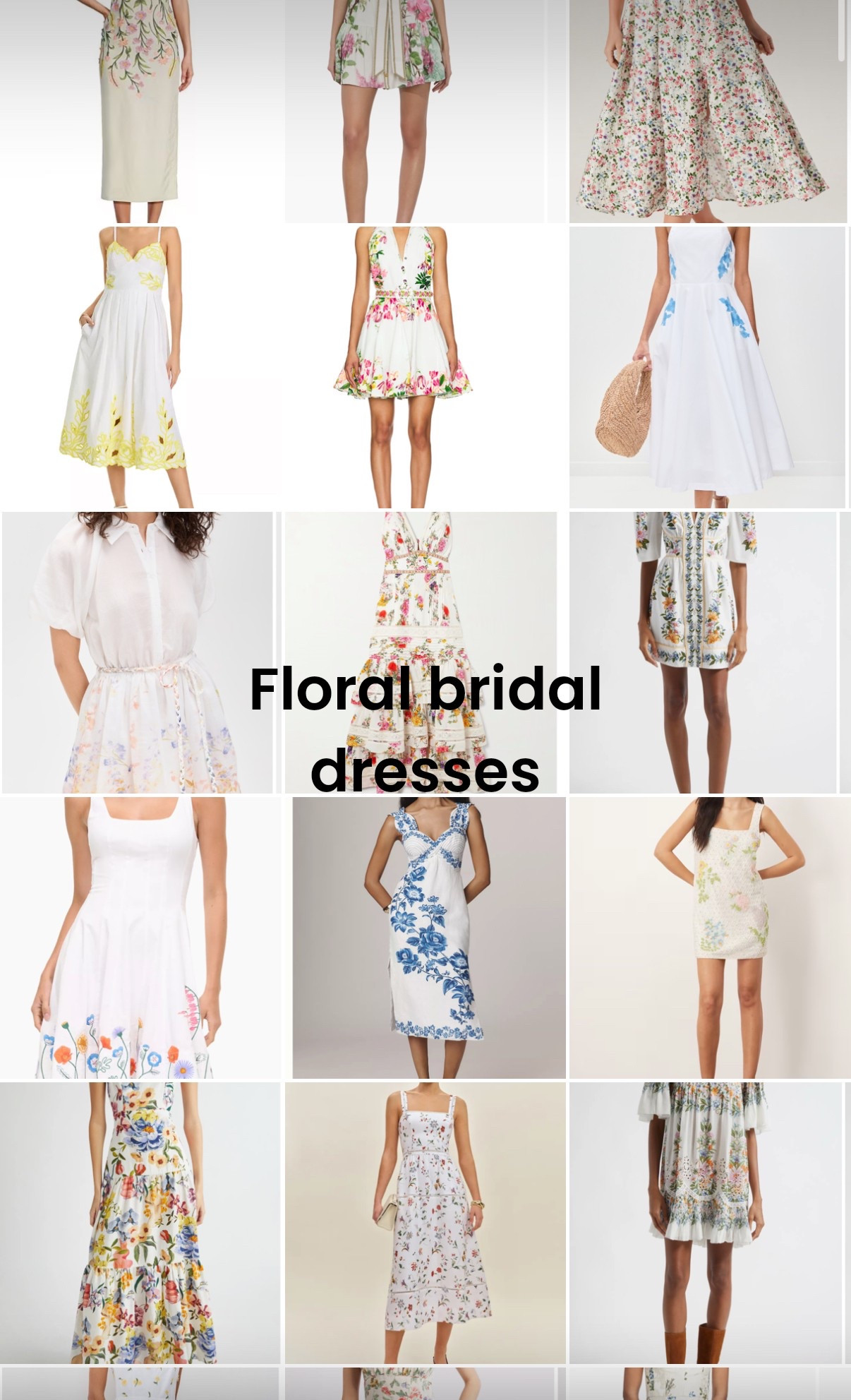 Floral bridal dresses for the bridal shower 

#LTKSeasonal #LTKStyleTip #LTKWedding