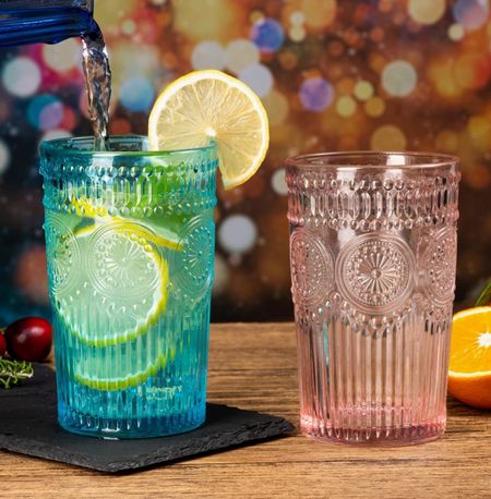 Cute colorful glasses that are dishwasher safe and perfect for summer. Set of four under $20!

#LTKunder50 #LTKSeasonal #LTKhome