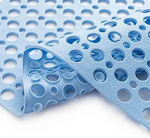 Nonslip Bathtub Mat Extra Soft TPE Bath Mat for Kids, Machine Washable Bathroom Shower Mat, Smoot... | Amazon (US)
