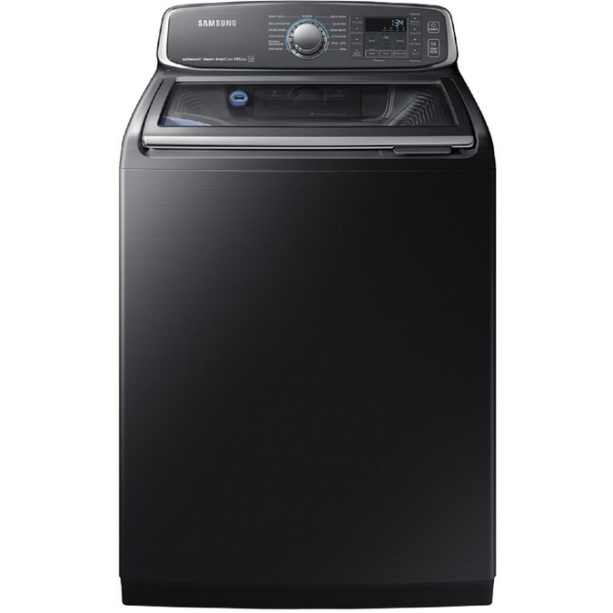 Samsung Activewash 5-cu ft High Efficiency Steam Cycle Top-Load Washer (Black Stainless Steel) EN... | Lowe's