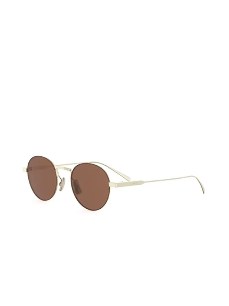 Celine CL40346U Round Metal Sunglasses — Gold | Italist Inc.