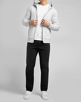 Relaxed Tapered Black Stretch Jeans | Express