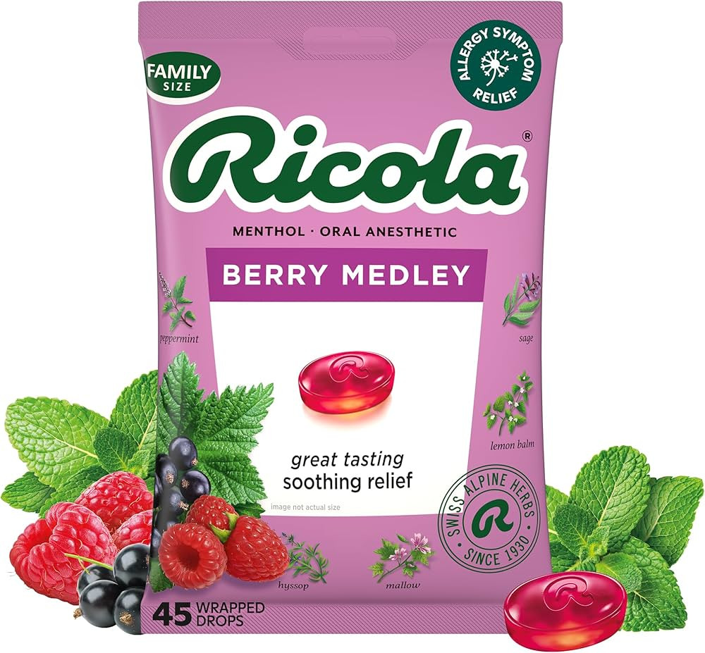 Ricola, Lozenge Berry Medley, 45 Count | Amazon (US)