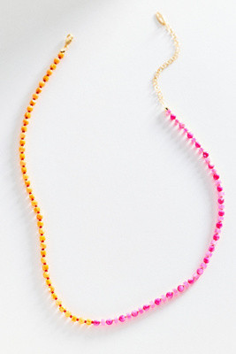 Multi-Color Beaded Collar Necklace | Anthropologie (US)
