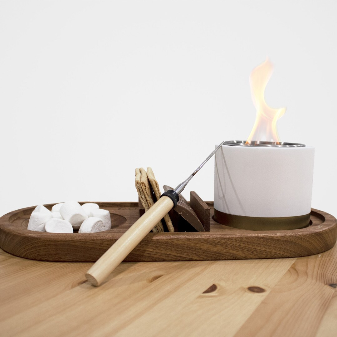 Smore Kit Table Top Fire Pit & Board Smore Station, House Gift, Realtor Gift, Smore Bar, Smore Bo... | Etsy (US)