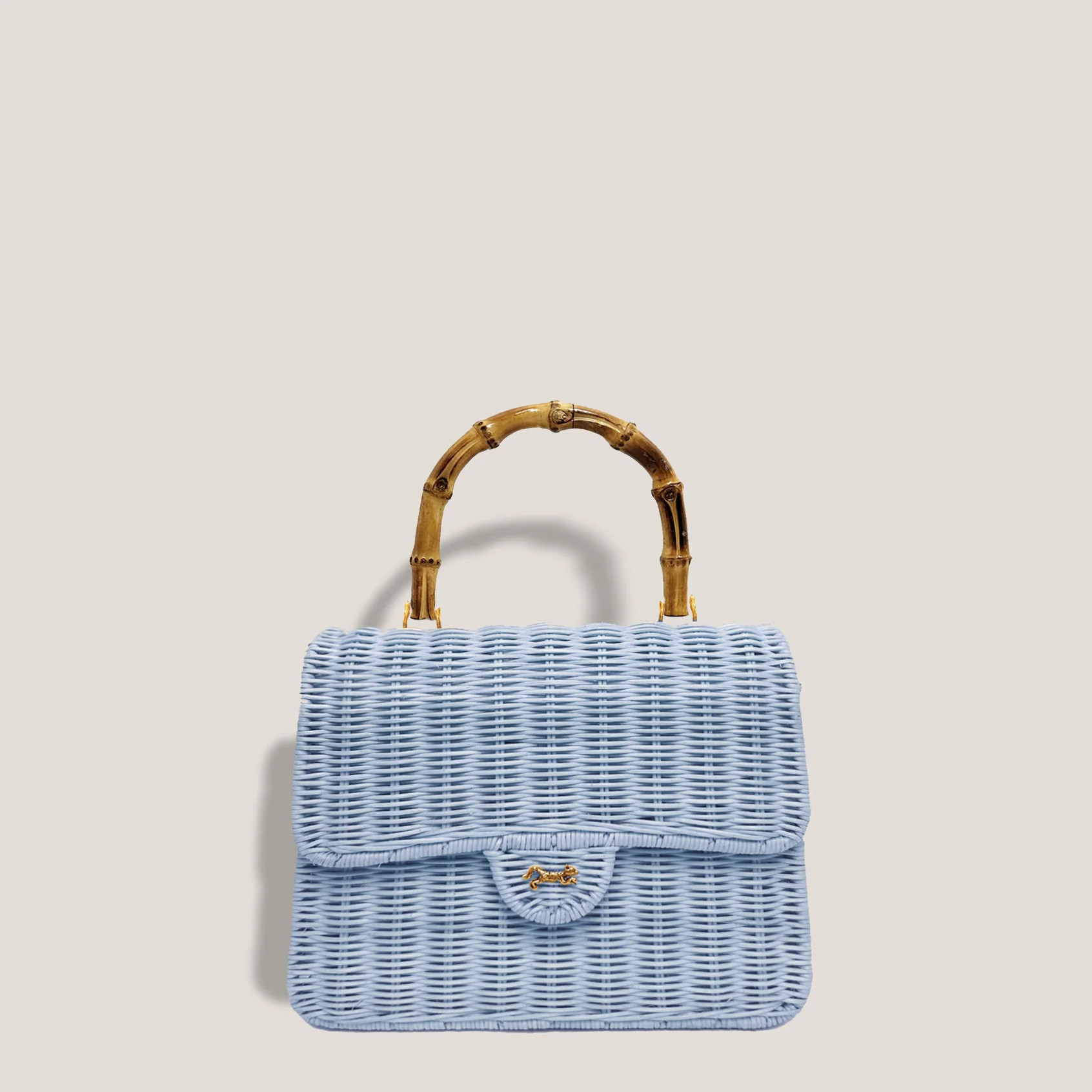 MME. BELGRAVIA BASKET - CORNFLOWER | MME.MINK