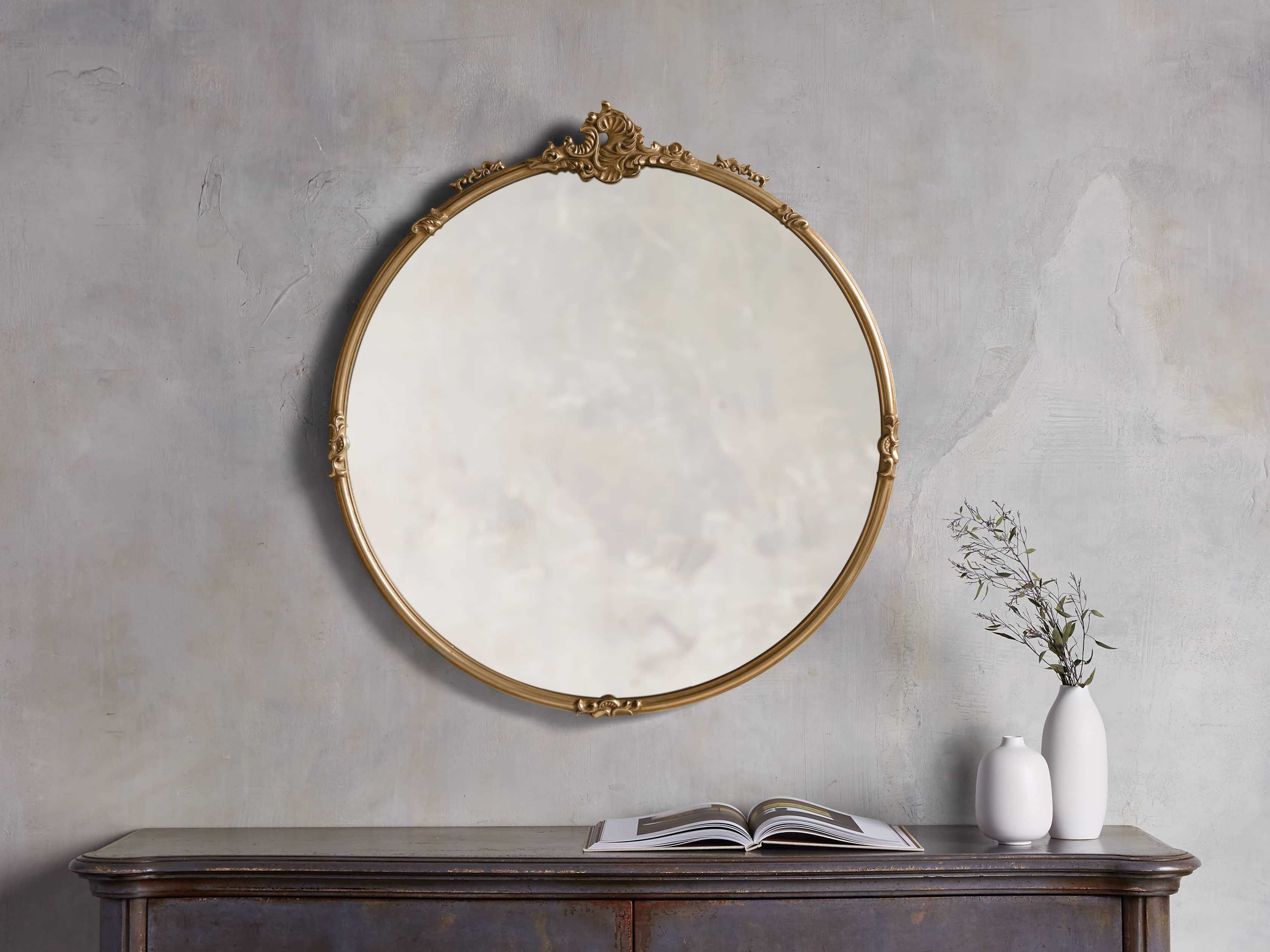 Amelie Round Mirror | Arhaus