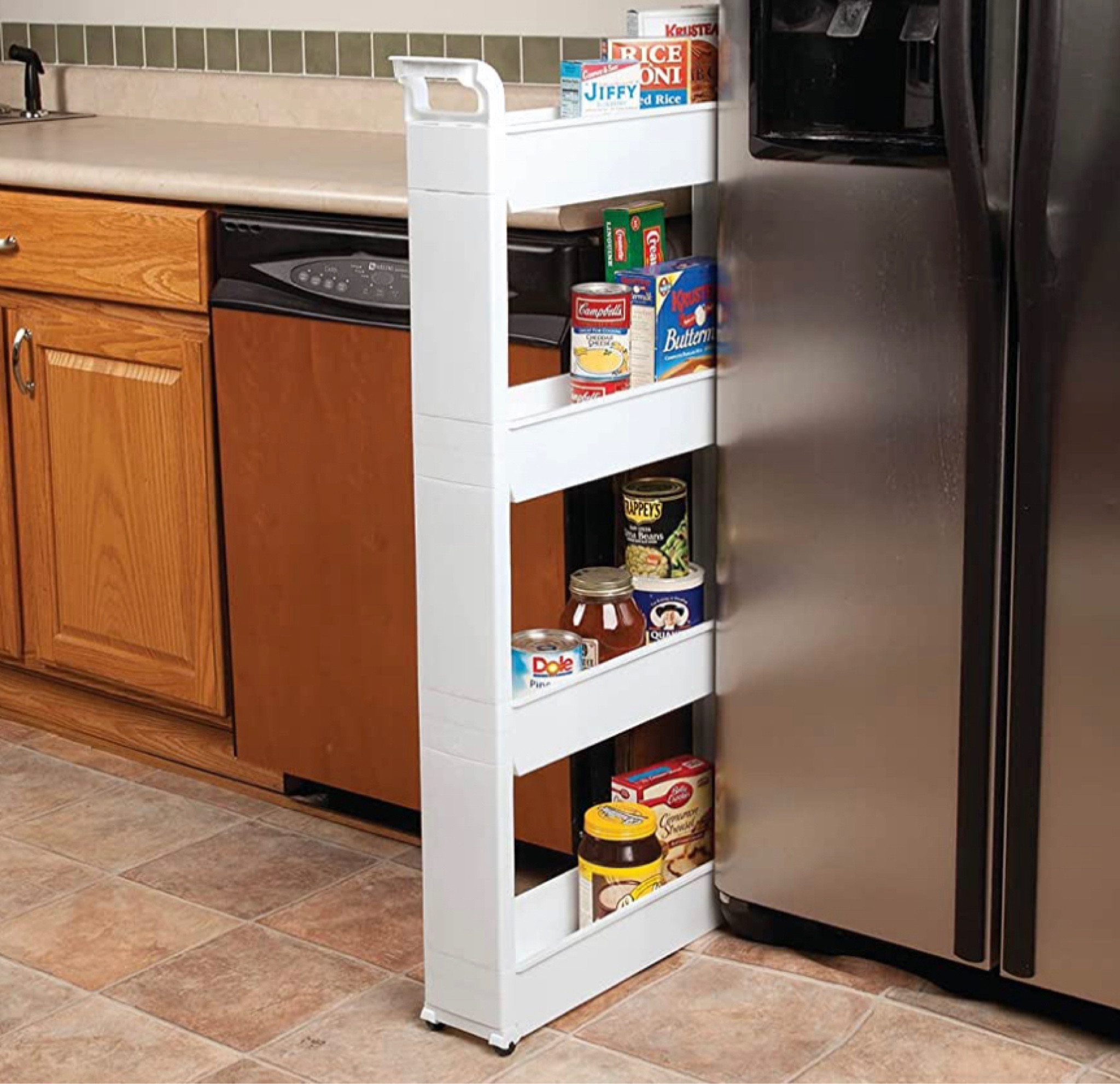 This slim cart is perfect to maximize storage in your kitchen or laundry area. I’m putting it between my washer and dryer to keep detergent and drier sheets  

#LTKfamily #LTKunder50 #LTKhome