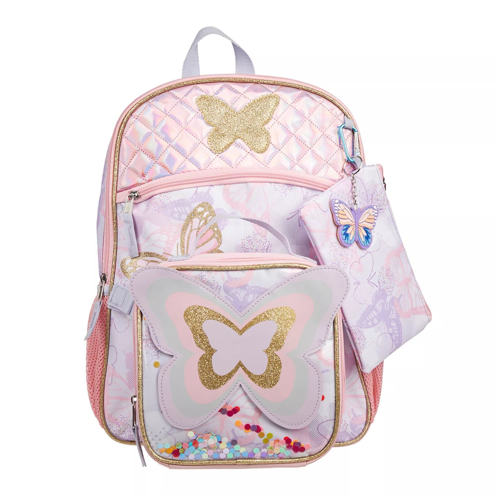 Girls 5-Piece Butterfly Backpack Set | Kohl's