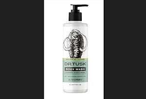 Dr. Tusk Burmese Sandalwood Exfoliating Body Wash, Natural, 16 Fluid Ounces (Pack Of 1) | Amazon (US)