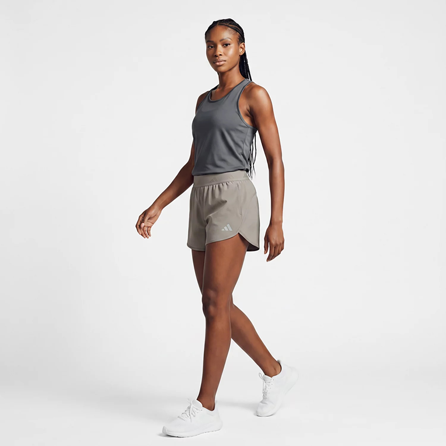 adidas Women's Pacer Workout 2.0 Woven Mid Rise Shorts 3 in | Academy Sports + Outdoors