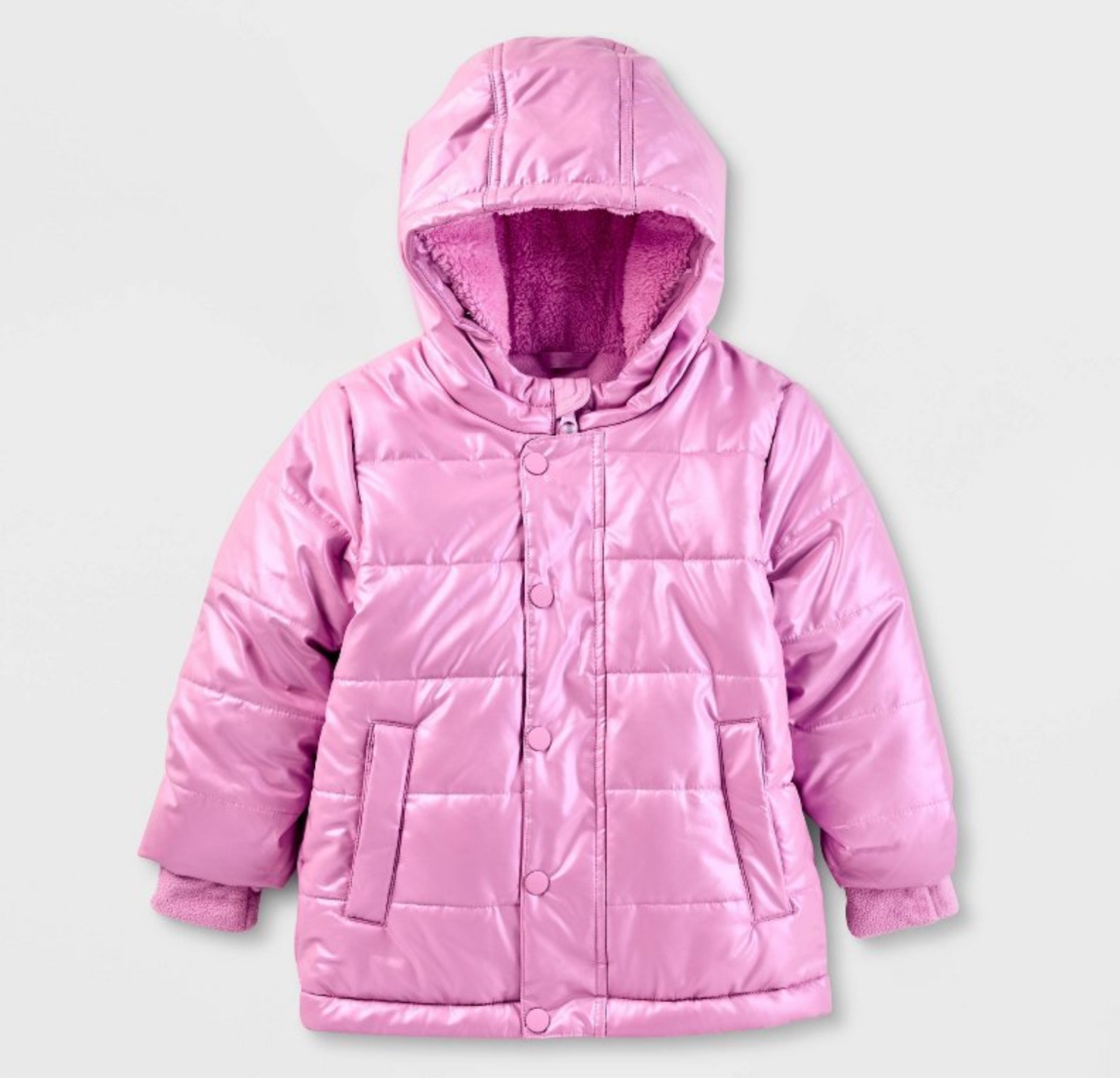Toddler girl winter jacket. Runs TTS. The built-in mitten cuffs are an added bonus! 

#LTKFindsUnder50 #LTKSeasonal #LTKKids