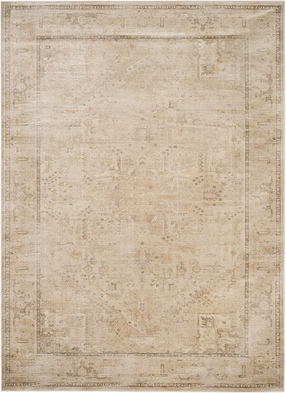 SAFAVIEH Vintage Collection 8' x 10' Stone VTG114 Oriental Medallion Distressed Premium Viscose A... | Amazon (US)