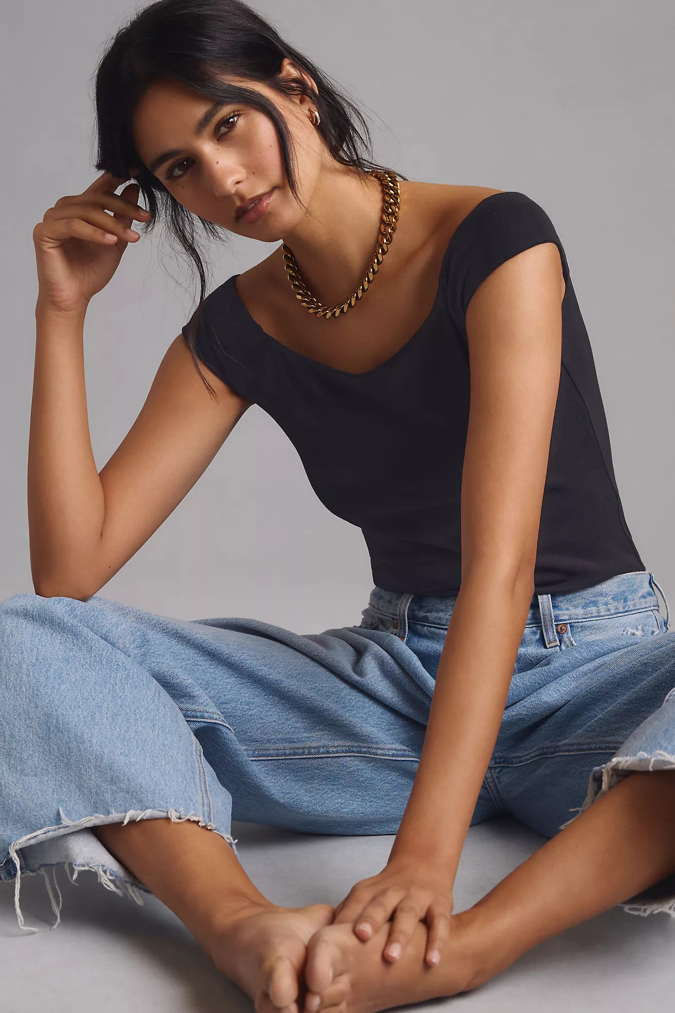 Sophie Rue Elle Off-The-Shoulder Bodysuit | Anthropologie (US)