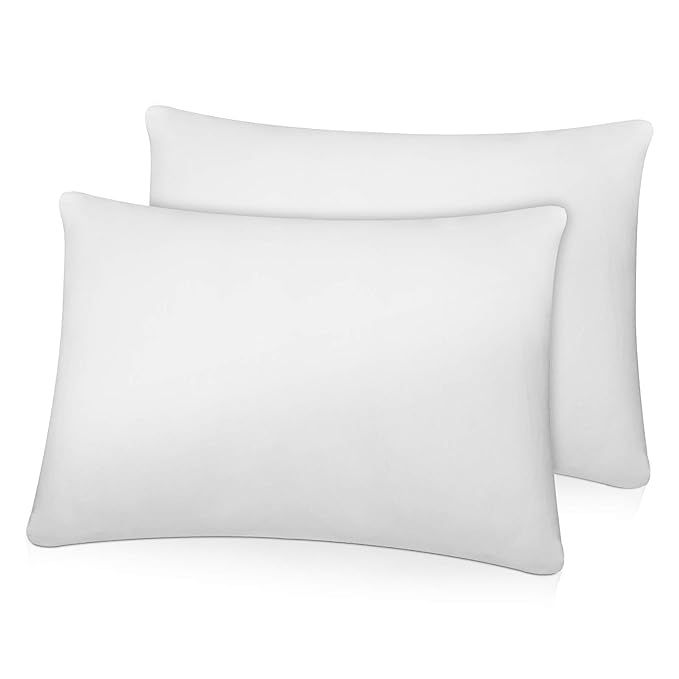 Zenssia Organic Cotton Toddler Pillowcase/Travel Pillowcase Pack of 2 Set 13x18 Inches with Envel... | Amazon (US)
