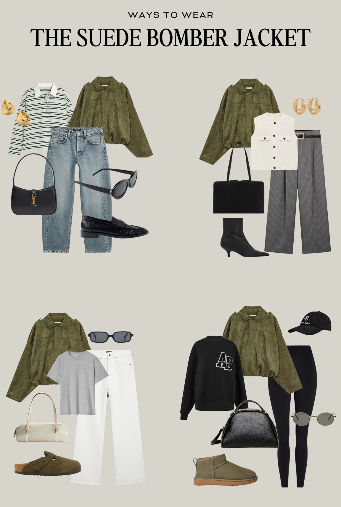 4 ways to wear the viral Zara suede bomber jacket for autumn 🫶

#LTKuk #LTKautumn