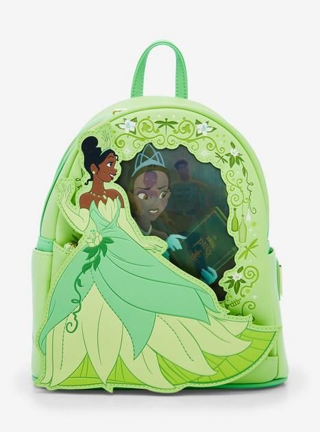 Loungefly Disney The Princess and the Frog Tiana Lenticular Portrait Mini Backpack | BoxLunch