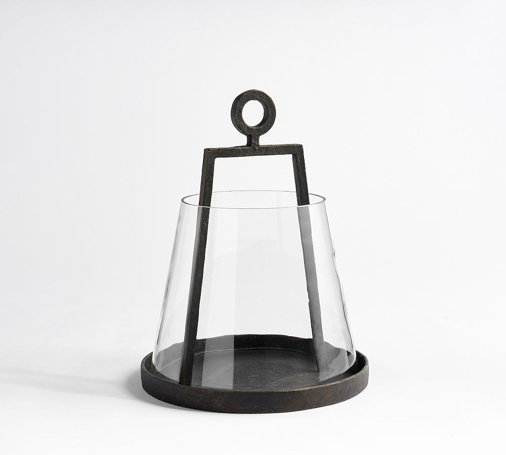 Easton Forged-Iron Outdoor Lantern | Pottery Barn (US)