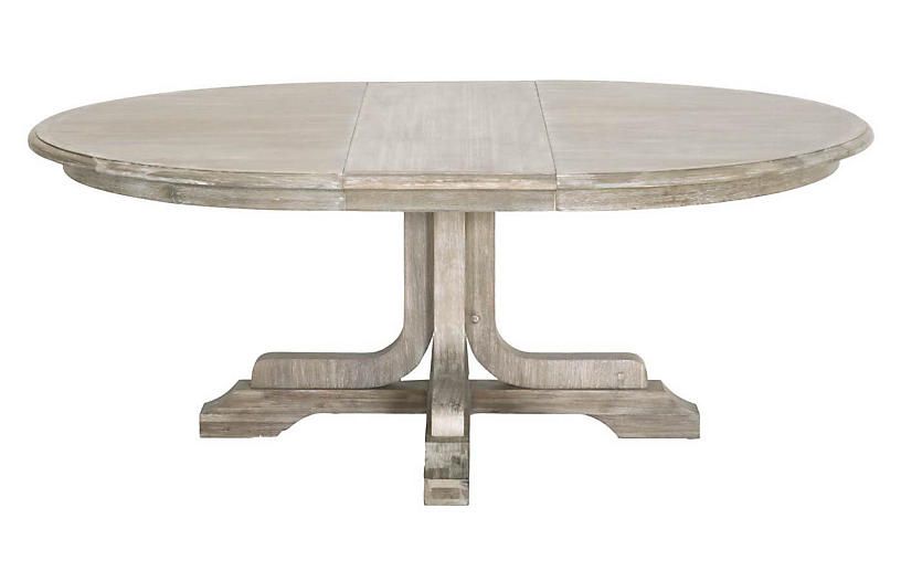 Spear Extension Dining Table, Natural Gray | One Kings Lane