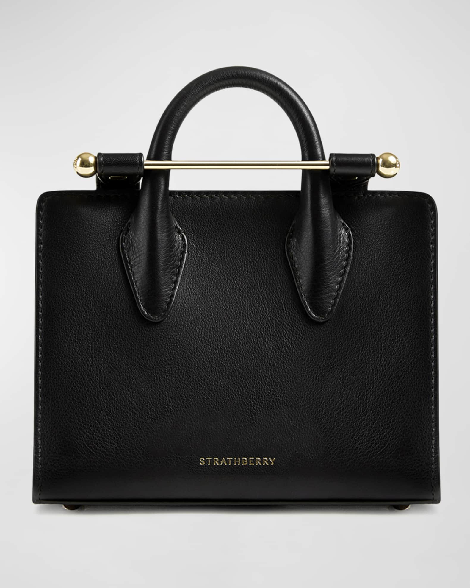 Nano Bar Leather Top-Handle Bag | Neiman Marcus