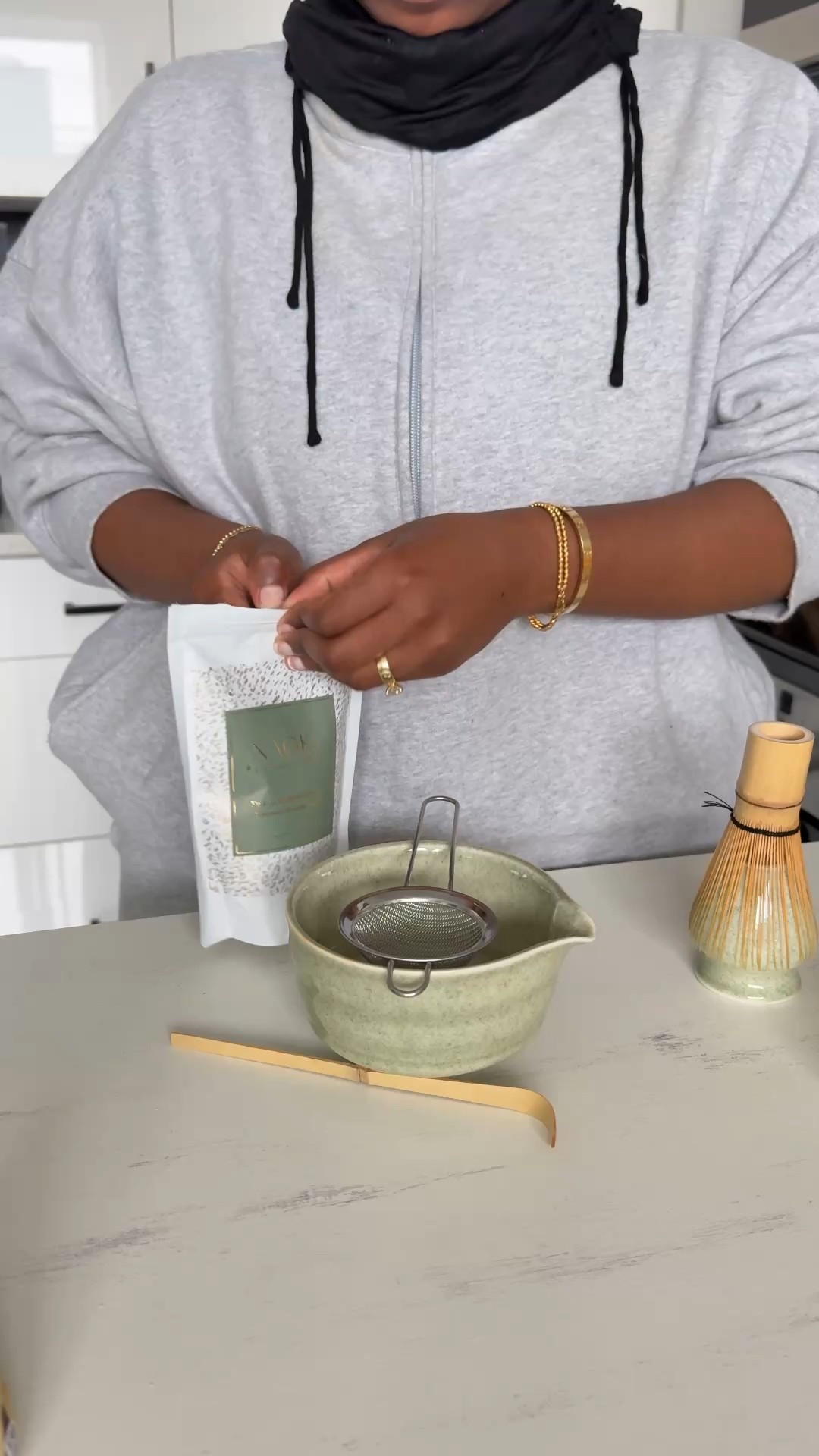 My 46g protein matcha! 